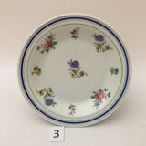 Set of 6 hollow plates "lourioux foëcy"