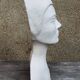 Woman bust in plaster