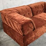 Vintage Modular 2-Seater Sofa by Hans Hopfer for Roche Bobois, 1972