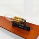Rare set of wall lamps in teak and opaline glass by Kaiser Leuchten