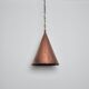 Cone shaped handmade pendant from Denmark, 1970s