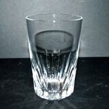 Baccarat spear cut crystal water glass tumbler