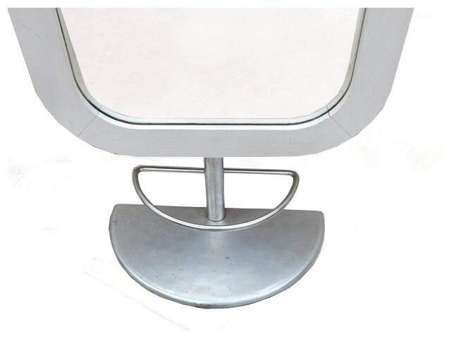 Miroir de coiffure professionnelle sur pied et mural vintage
