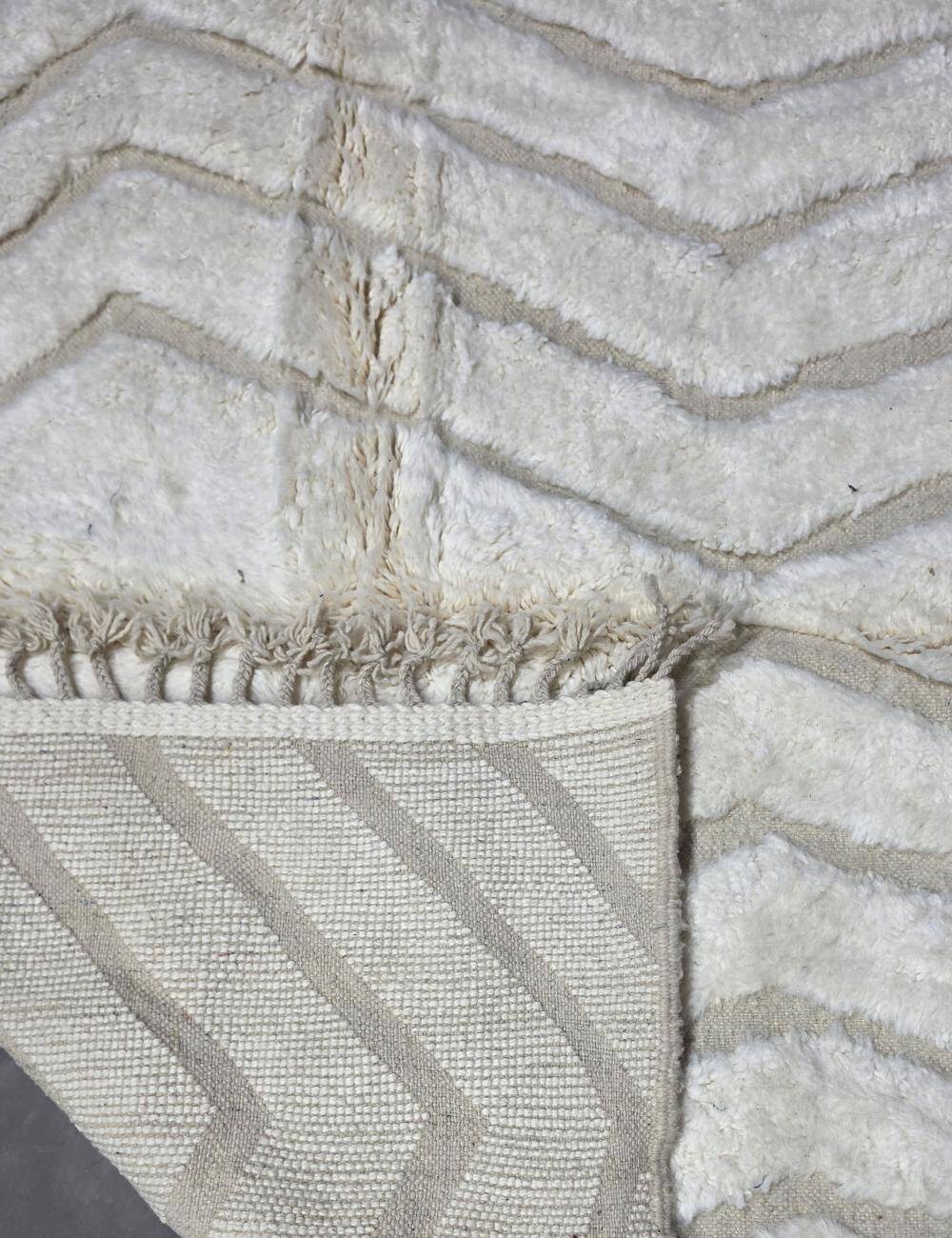 Tapis blanc Berbère - 300 x 196 cm