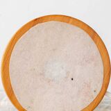 Scandinavian Modern Sculptural Solid Pine Table Lamp, circa 1970s