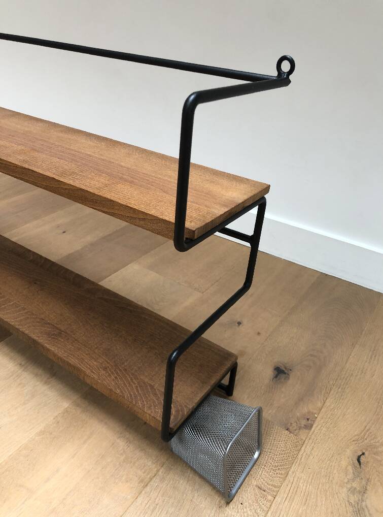 Large vintage wall shelf 1950 - 1960