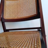 Vintage rattan folding chair