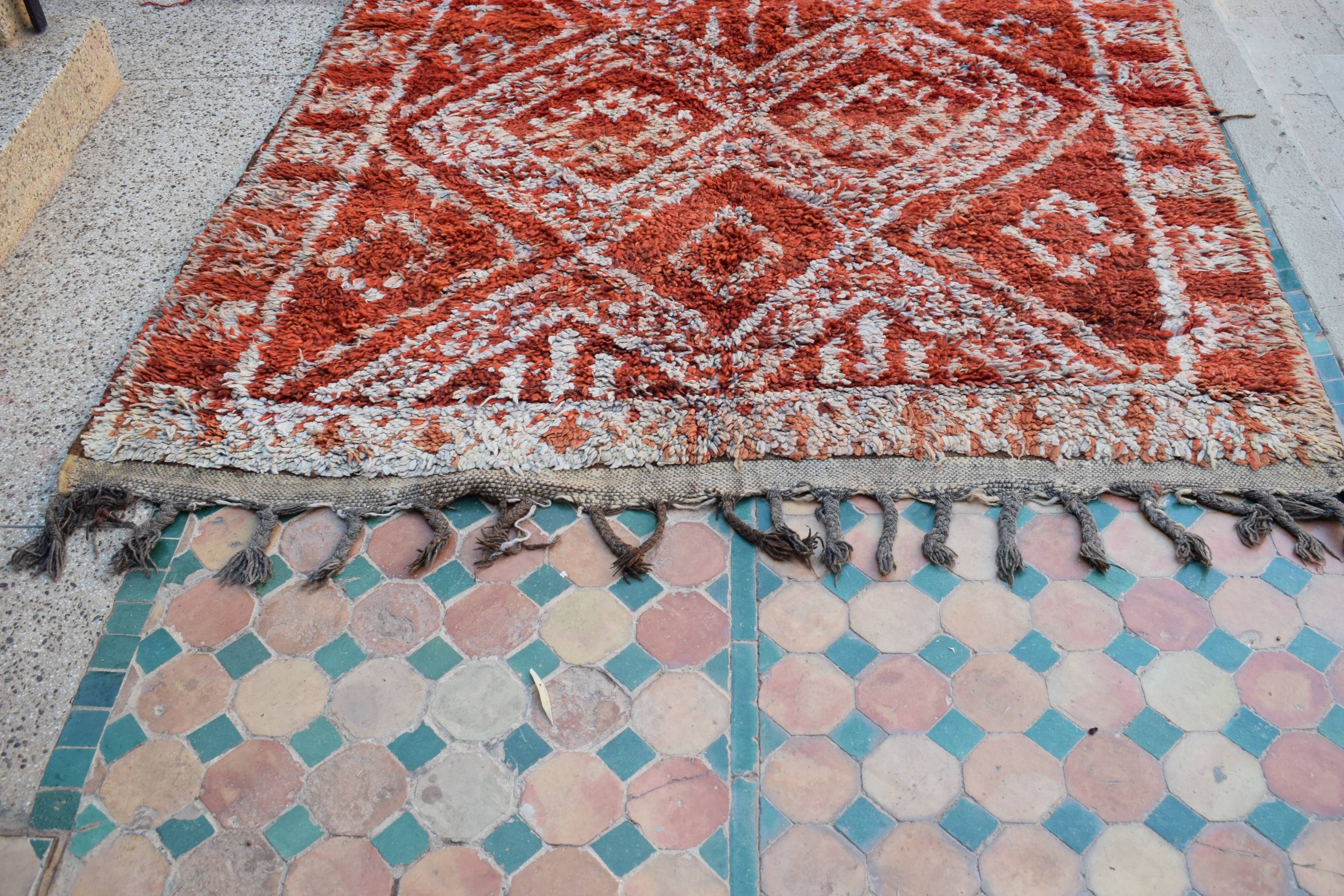 Berber rug Moroccan vintage Atlas