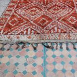 Berber rug Moroccan vintage Atlas