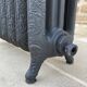 CAST IRON RADIATOR FLAT HEATER 9 elements 3 columns rococo floral patterns