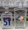 set of 2 old advertising decanters Pastis 51