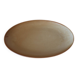 Oval dish, Stoneware Village
