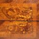 Pair of antique neoclassical walnut commodes from the 18th century.