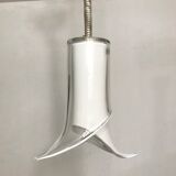 Pair of hanging Fiore by Renato Toso, Leucos Murano 1970