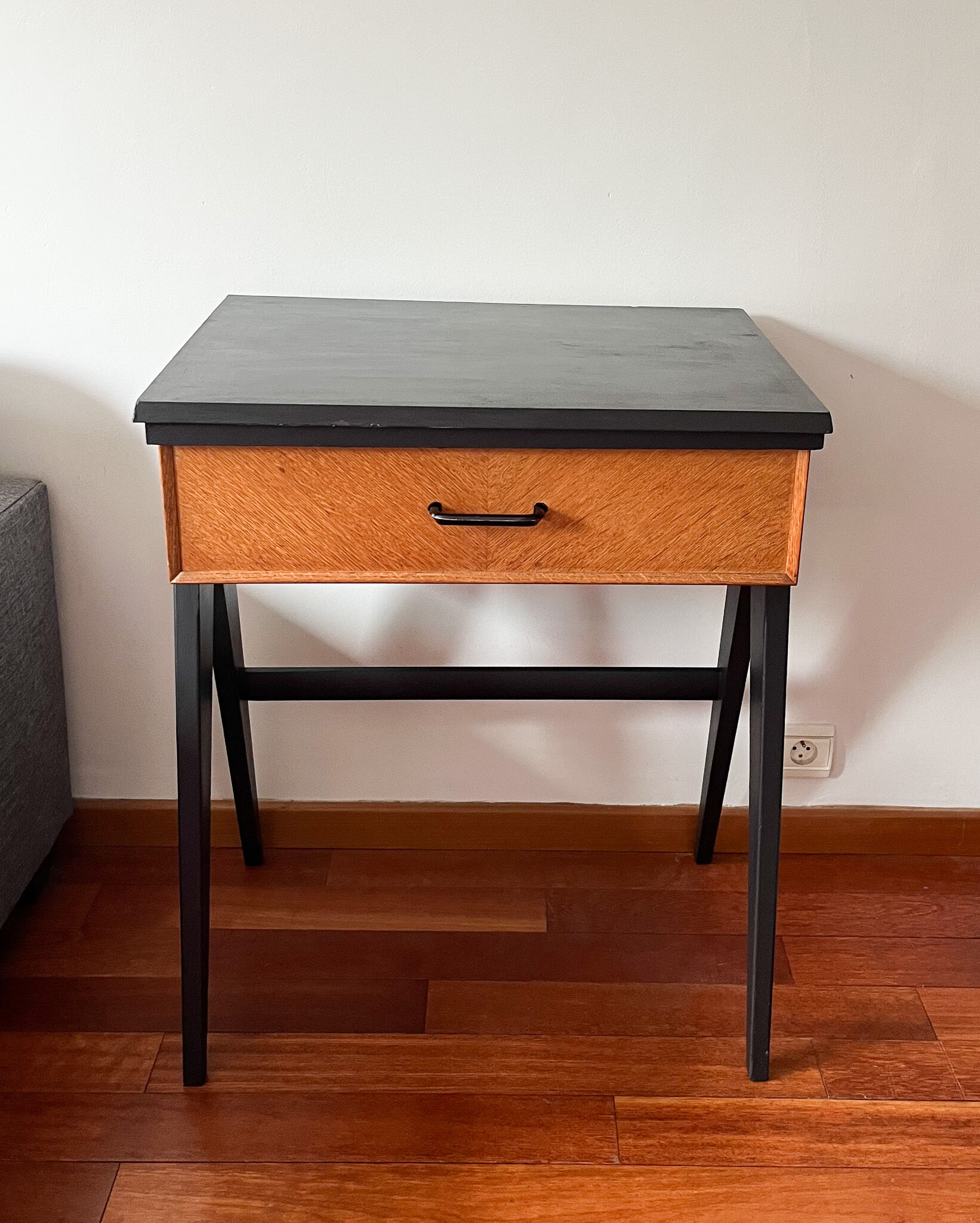 Office console vintage sewing machine furniture