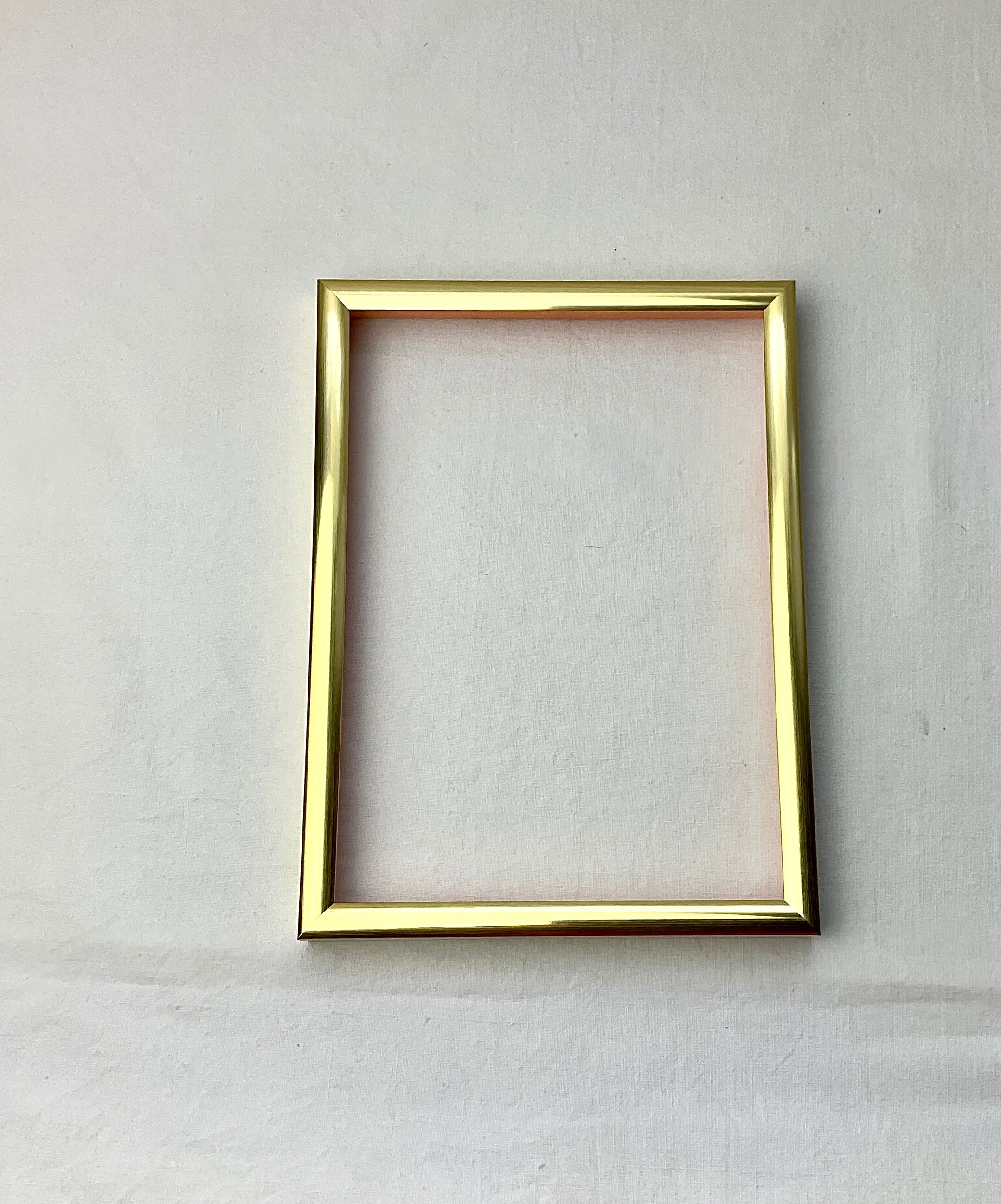 Golden wall frame