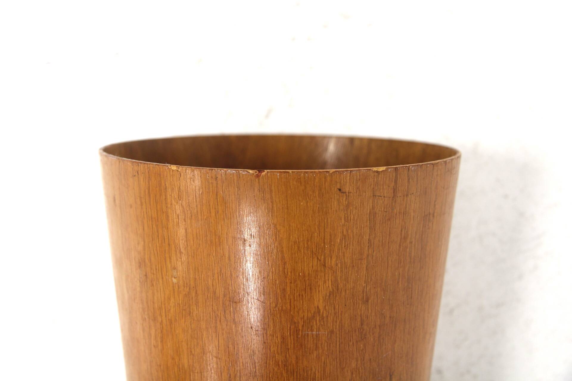 Teak waste paper basket, Martin Åberg for Servex, Sweden, 1960