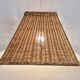 Large 1970s rattan pendant light