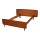 Vintage teak bed with headboard – 60s/70s