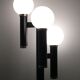 Lamppost design opaline marble 1960s