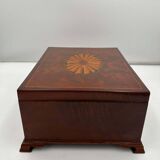 Large Victorian Box in Mahogany & Oak, England, 1840s