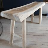 Small teak bench