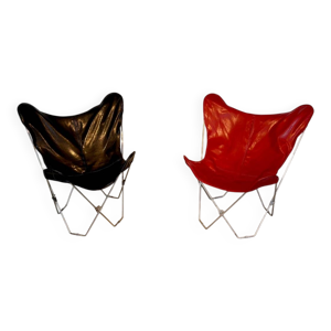 Fauteuils Papillons vintage - structure