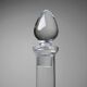 Large vintage baluster decanter in blown crystal, 1960s.
