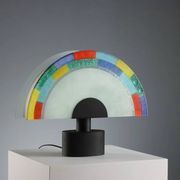 Lampe de table en verre de Murano des années 1980