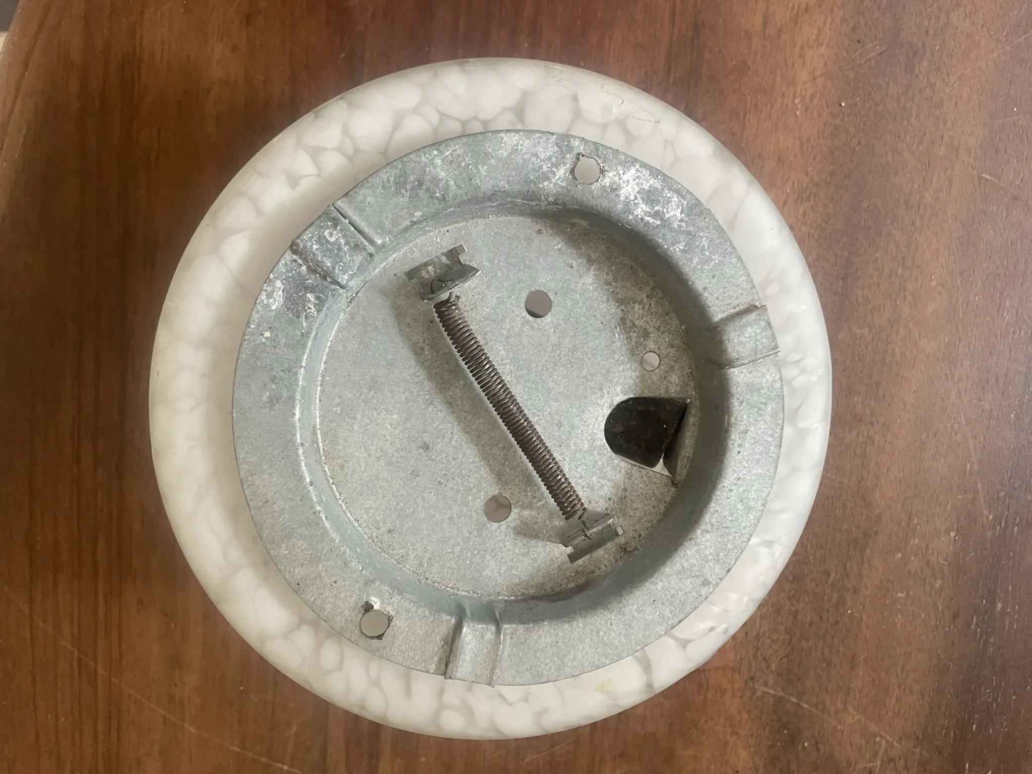 vintage ceiling light/wall lamp Relux Milano in thick opaque glass included