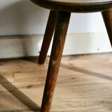 Tabouret tripode, produit dans les Vosges ( Gerardmer), années 50