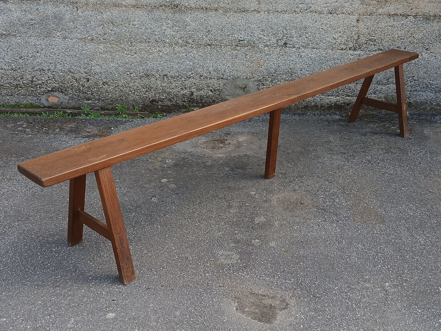 Oak farm bench 260 cm