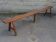 Banc de ferme en chêne 260 cm