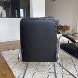 Fauteuils Cuir noir  RS7 de Mauser Werke années 30