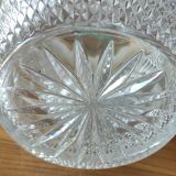 Old crystal champagne bucket