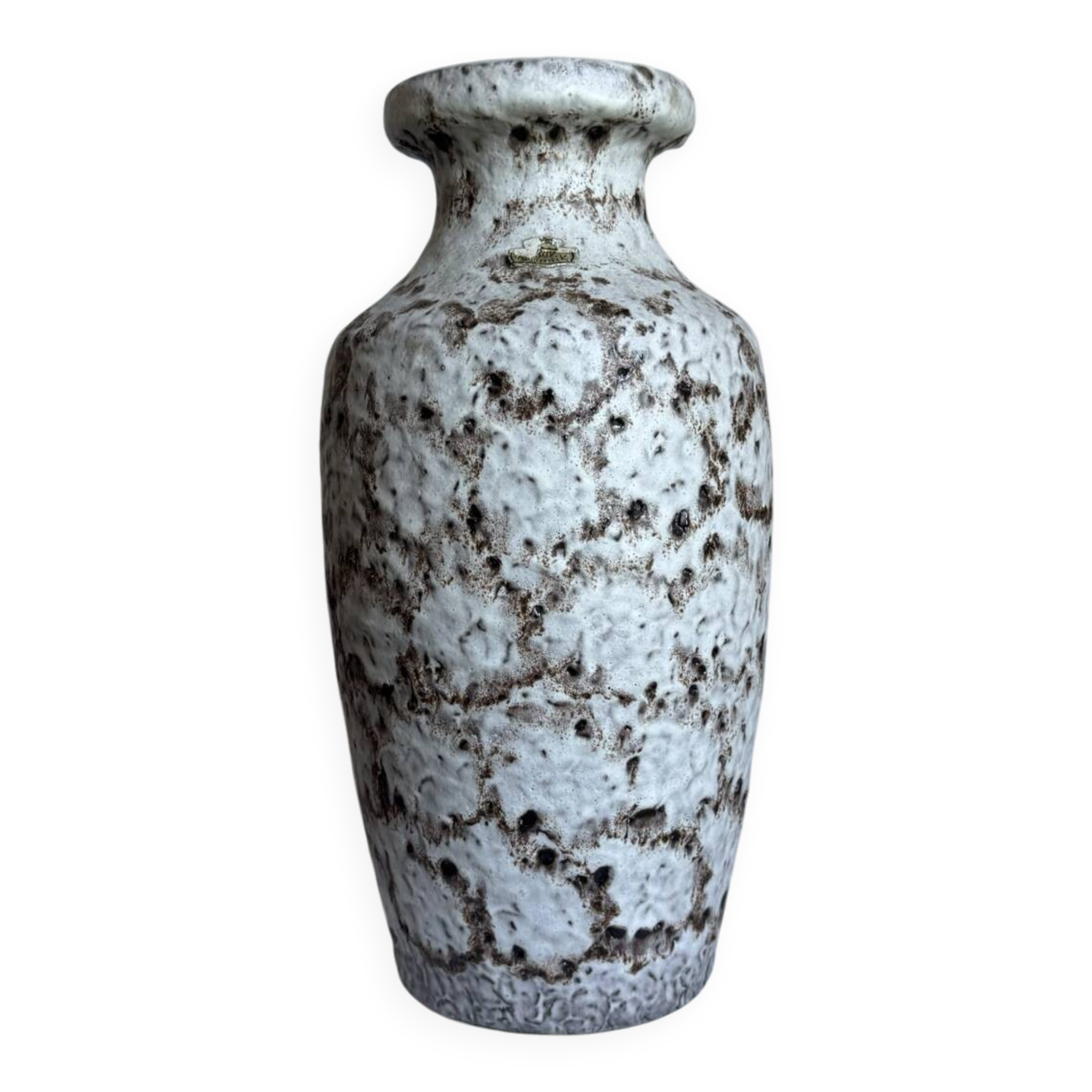 Vintage 1970s Large Bay Keramik Fat Lava Vase MCM West Germany