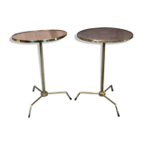 Paire de tables d’appoint vintage 60s