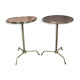 Paire de tables d’appoint vintage 60s