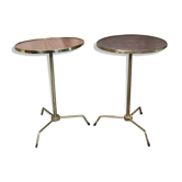 Paire de tables d’appoint vintage 60s