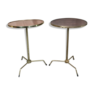 Paire de tables d’appoint vintage 60s