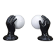 Paire d'appliques main en porcelaine 1970