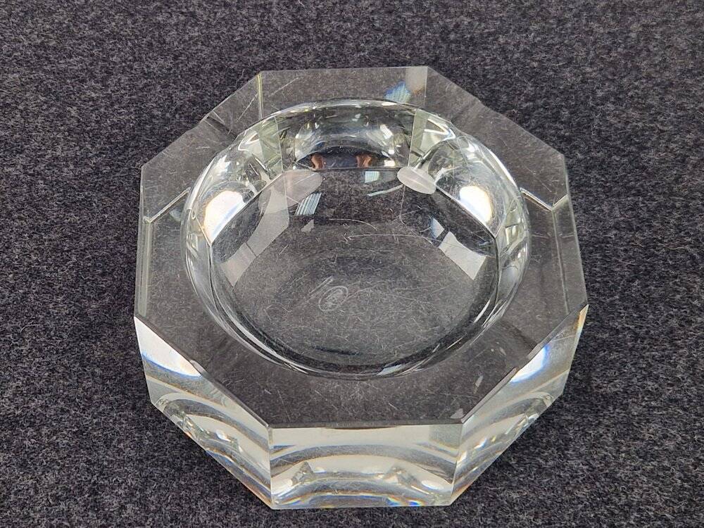 Art Nouveau Crystal Ashtray from Moser, 1940s