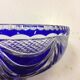 Dish Bohemian crystal two-tone