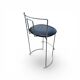 2 x Gaja stool by Kazuhide Takahama for Simon Gavina / black leather