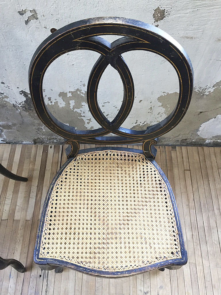 Napoleon III chairs pair