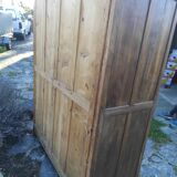 Old wardrobe vintage wooden wardrobe sliding doors
