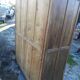 Old wardrobe vintage wooden wardrobe sliding doors