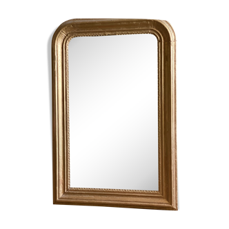 Miroir Louis Philippe doré - 95x63cm