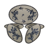 Dish and raviers Gien cactus