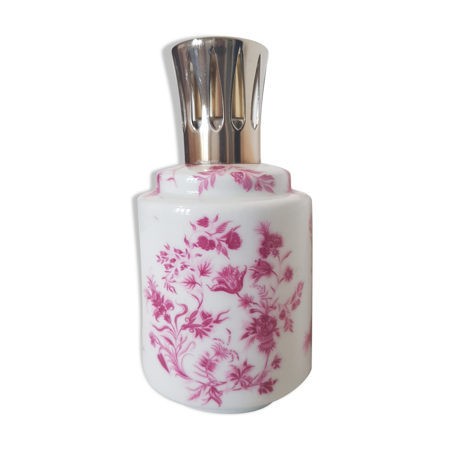 Lampe Berger En Porcelaine De Limoges AS VIOLA GIRAUD - Reconditionnée